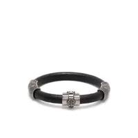 shamballa jewels bracelet à ornements métalliques - noir