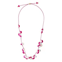 panconesi collier à détails de perles - rose