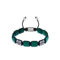nialaya jewelry bracelet green african jade - vert
