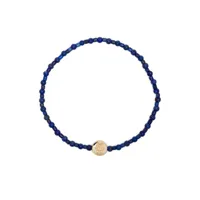 luis morais bracelet good luck en or 14ct - bleu