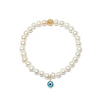 nialaya jewelry bracelet à breloque œil - bleu