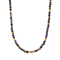 nialaya jewelry collier à perles - multicolore