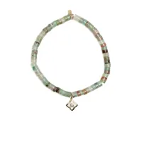 sydney evan bracelet moroccan flower en or 14ct à quartz - vert