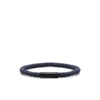 le gramme bracelet 5g à design tressé - bleu