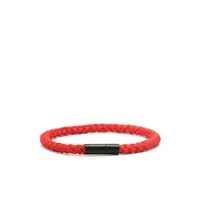 le gramme bracelet 5g à design tressé - rouge