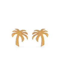 palm angels boucles d'oreilles à design palmier