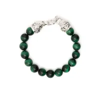 emanuele bicocchi bracelet de perles tiger eye - vert