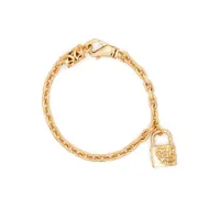 emanuele bicocchi bracelet arabesque à cadenas - or