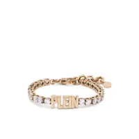 philipp plein bracelet à logo - or