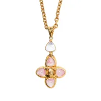 chanel pre-owned collier gripoix bijou (1996) - or