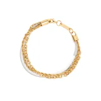 darkai bracelet chaînes a trois - or