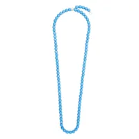 jil sander collier à perles - bleu