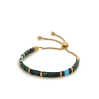 monica vinader bracelet delphi à perles en malachite - vert