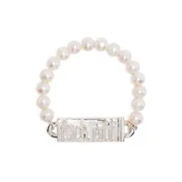 natasha zinko bracelet à perles - argent