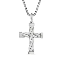 david yurman pendentif helios™ à pendentif croix - argent