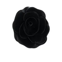 philosophy di lorenzo serafini broche à fleur appliquée - noir