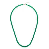 jia jia collier en or 14ct à perles en opale - vert