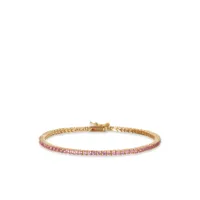 roxanne assoulin bracelet rally serti de cristaux - or