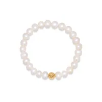 nialaya jewelry bracelet en perles d'eau douce - or