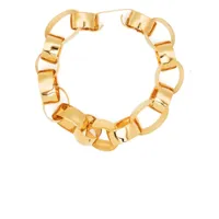 jil sander collier en chaîne à maillons ovales - or