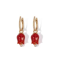 annoushka boucles d'oreilles en or 18ct ornées de perles et de diamants