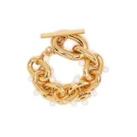rabanne bracelet à perles xl link - or