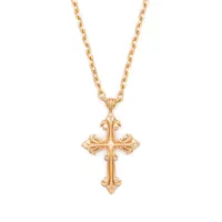 emanuele bicocchi collier à pendentif croix - or