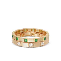 roxanne assoulin bracelets the imperial (lot de deux) - or