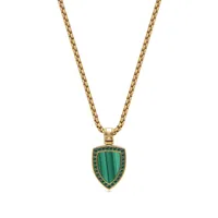 nialaya jewelry collier en chaîne à pierre pendante - or