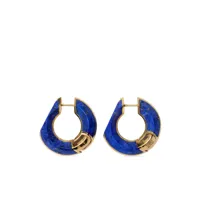 burberry boucles d'oreilles lapis lazuli - bleu