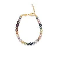 nialaya jewelry bracelet pastel à perles - violet