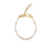 nialaya jewelry bracelet à perle baroque - or