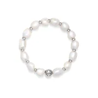 nialaya jewelry bracelet à perles - blanc