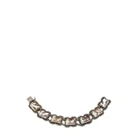 jennifer gibson jewellery antique silver shell cameo panel bracelet 1930s - marron