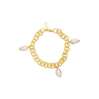 liya bracelet pearline en chaîne - or