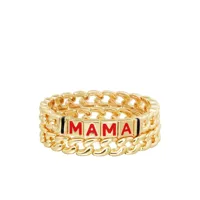 roxanne assoulin bracelet the mama link duo - or
