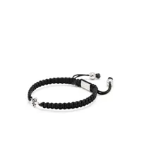 nialaya jewelry drawstring cord bracelet - noir