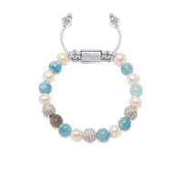 nialaya jewelry bracelet à perles - blanc