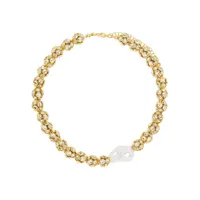 magda butrym collier serti de cristaux à perles - or