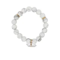 jia jia bracelet en or 14ct à pierres variées - blanc