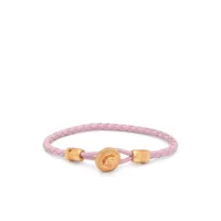 versace bracelet medusa head en cuir - or