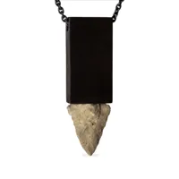 parts of four collier arrowhead - noir