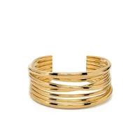 saint laurent bracelet à design ouvert - or