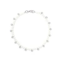 simone rocha faux-pearl beaded necklace - blanc