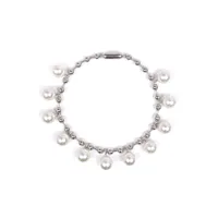 julietta collier bellatrix à perles artificielles - argent