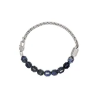 tateossian hexade beaded bracelet - bleu