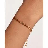 pdpaola bijouterie, letter i bracelet en gold - pour dames