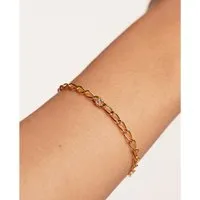 pdpaola bijouterie, letter s bracelet en gold - pour dames