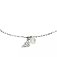 emporio armani bijouterie, sterling silver chain bracelet en silver - pour dames