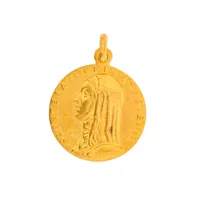médaille sainte catherine de sienne en or jaune 3.92 g